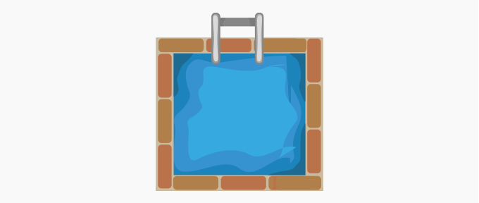 finding the area of the pool