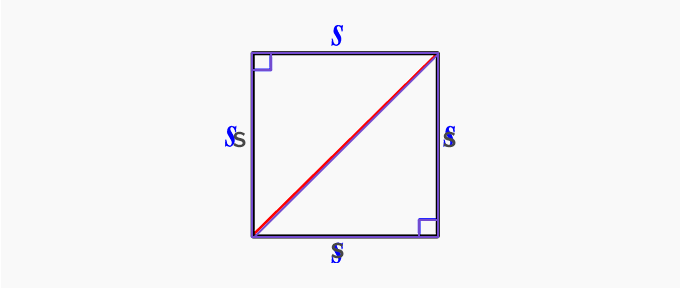 isosceles right triangles