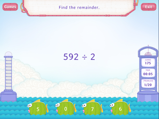 Divide 3 Digit Numbers By 1 Digit With Remainders Practice With Fun Math Worksheet