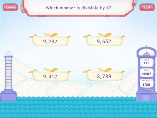 divide 4 digit numbers by 1 digit without remainders practice with fun math worksheet